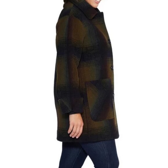 NWT Pendleton Ladies' Wool Blend Walker Jacket Exploding Rainbow - Picture 3 of 3